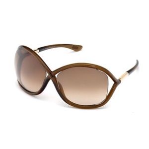 Tom Ford Brown Sunglasses ‘Whitney’
